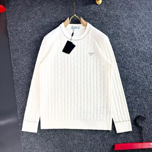 Wholesale Prada Sweaters Long Sleeved For Men #1359251 $82.00 USD, Wholesale Quality Replica Prada Sweaters