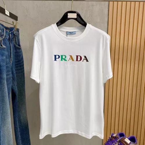 Wholesale Prada T-Shirts Short Sleeved For Unisex #1359263 $64.00 USD, Wholesale Quality Replica Prada T-Shirts