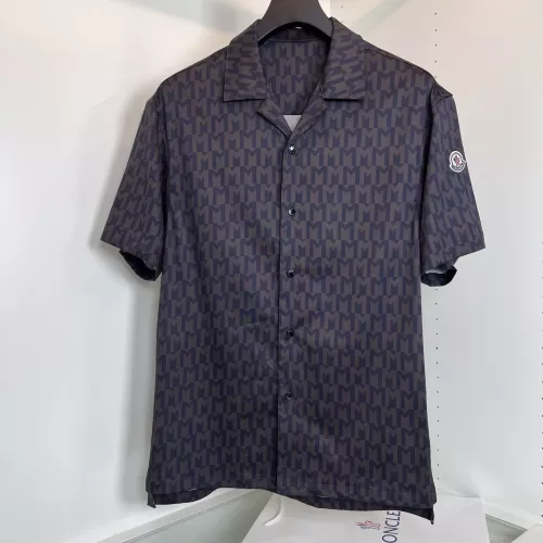 Wholesale Moncler Shirts Short Sleeved For Men #1359351 $80.00 USD, Wholesale Quality Replica Moncler Shirts