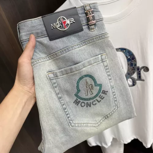 Wholesale Moncler Jeans For Men #1359414 $88.00 USD, Wholesale Quality Replica Moncler Jeans