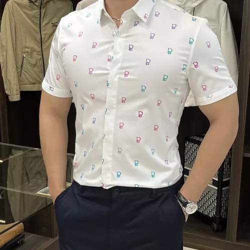 Wholesale Christian Dior Shirts Short Sleeved For Men #1359475 $85.00 USD, Wholesale Quality Replica Christian Dior Shirts