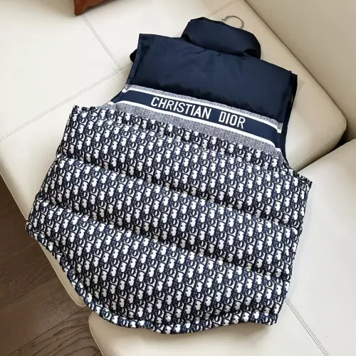 Replica Christian Dior Down Feather Coat Sleeveless For Unisex #1359585 $118.00 USD for Wholesale