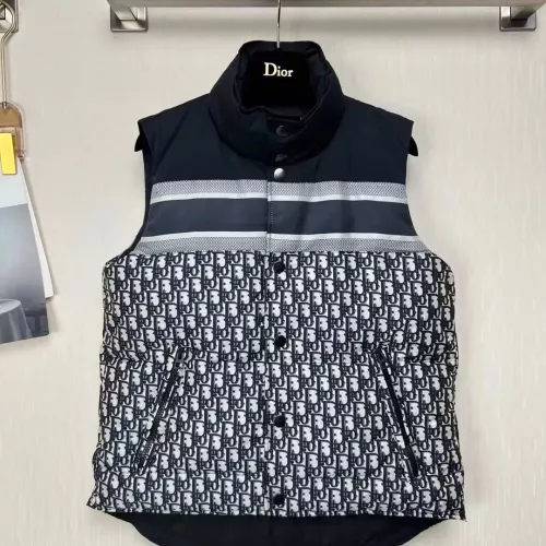 Replica Christian Dior Down Feather Coat Sleeveless For Unisex #1359585 $118.00 USD for Wholesale