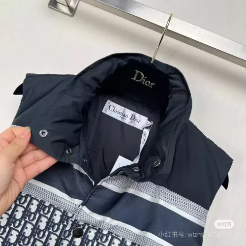 Replica Christian Dior Down Feather Coat Sleeveless For Unisex #1359585 $118.00 USD for Wholesale