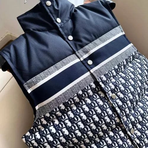 Replica Christian Dior Down Feather Coat Sleeveless For Unisex #1359585 $118.00 USD for Wholesale