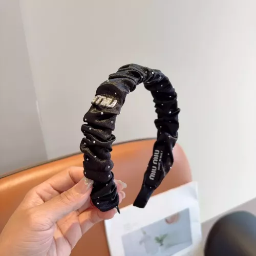 Wholesale MIU MIU Headband For Women #1359987 $27.00 USD, Wholesale Quality Replica MIU MIU Headband