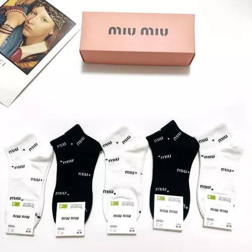 Wholesale MIU MIU Socks #1360059 $27.00 USD, Wholesale Quality Replica MIU MIU Socks