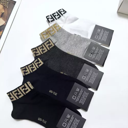 Wholesale Fendi Socks #1360068 $27.00 USD, Wholesale Quality Replica Fendi Socks
