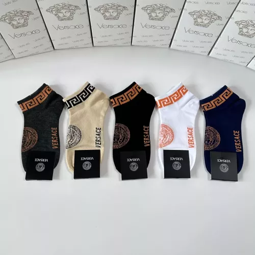 Wholesale Versace Socks #1360304 $27.00 USD, Wholesale Quality Replica Versace Socks