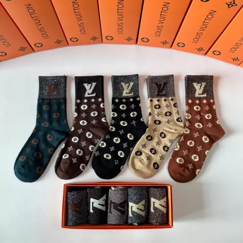 Wholesale Louis Vuitton LV Socks #1360307 $29.00 USD, Wholesale Quality Replica Louis Vuitton LV Socks