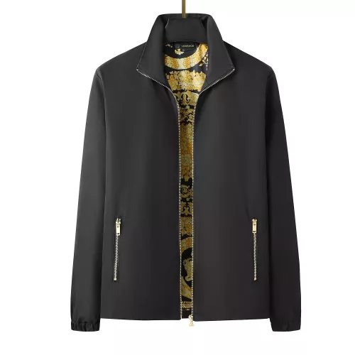 Wholesale Versace Jackets Long Sleeved For Men #1360635 $45.00 USD, Wholesale Quality Replica Versace Jackets