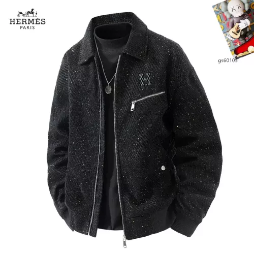 Wholesale Hermes Jackets Long Sleeved For Men #1360651 $60.00 USD, Wholesale Quality Replica Hermes Jackets