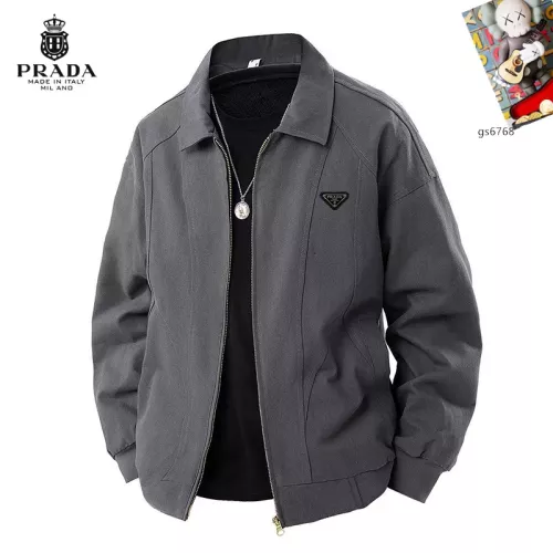 Wholesale Prada Jackets Long Sleeved For Men #1360674 $60.00 USD, Wholesale Quality Replica Prada Jackets