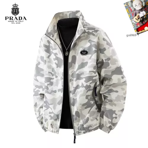 Wholesale Prada Jackets Long Sleeved For Men #1360704 $60.00 USD, Wholesale Quality Replica Prada Jackets