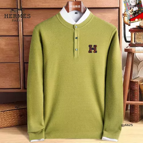 Wholesale Hermes Sweaters Long Sleeved For Men #1360712 $48.00 USD, Wholesale Quality Replica Hermes Sweaters