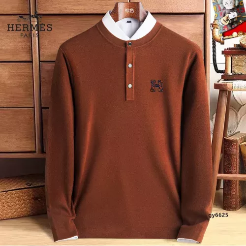 Wholesale Hermes Sweaters Long Sleeved For Men #1360713 $48.00 USD, Wholesale Quality Replica Hermes Sweaters