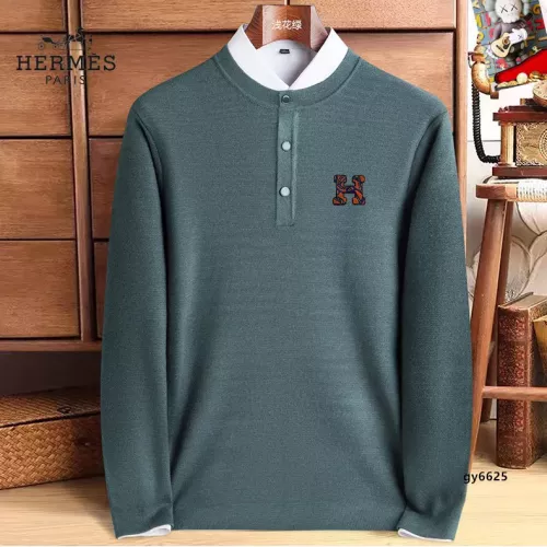Wholesale Hermes Sweaters Long Sleeved For Men #1360714 $48.00 USD, Wholesale Quality Replica Hermes Sweaters