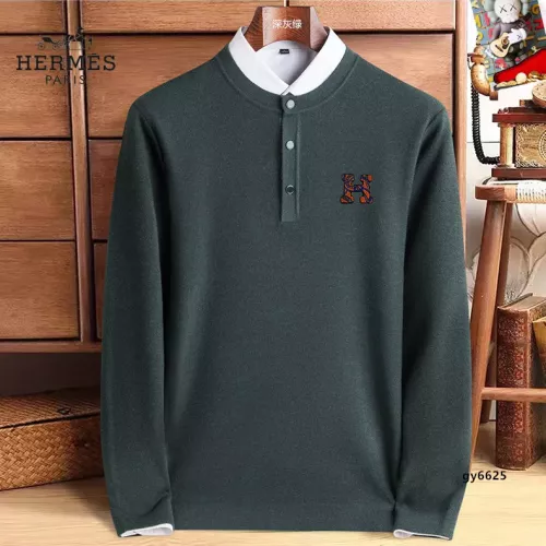 Wholesale Hermes Sweaters Long Sleeved For Men #1360715 $48.00 USD, Wholesale Quality Replica Hermes Sweaters