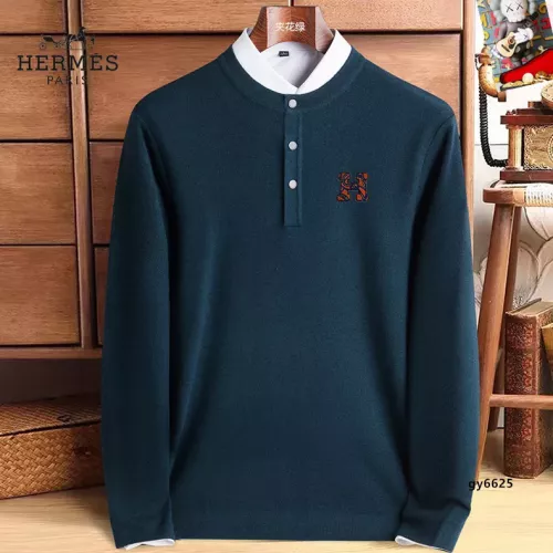 Wholesale Hermes Sweaters Long Sleeved For Men #1360716 $48.00 USD, Wholesale Quality Replica Hermes Sweaters
