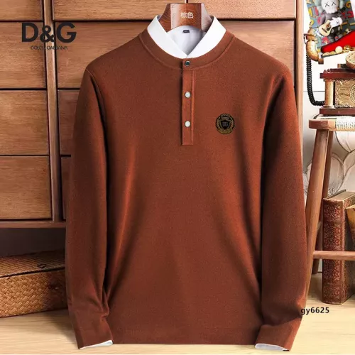Wholesale Dolce &amp; Gabbana D&amp;G Sweaters Long Sleeved For Men #1360719 $48.00 USD, Wholesale Quality Replica Dolce &amp; Gabbana D&amp;G Sweaters