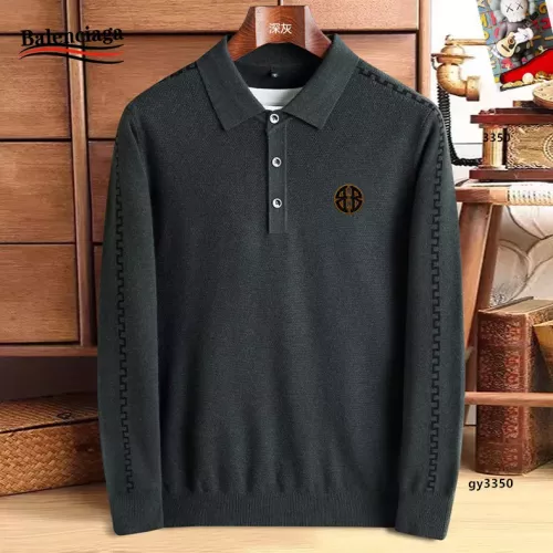 Wholesale Balenciaga Sweaters Long Sleeved For Men #1360736 $48.00 USD, Wholesale Quality Replica Balenciaga Sweaters
