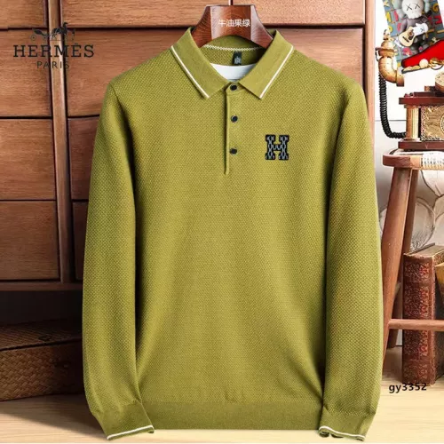 Wholesale Hermes Sweaters Long Sleeved For Men #1360763 $48.00 USD, Wholesale Quality Replica Hermes Sweaters