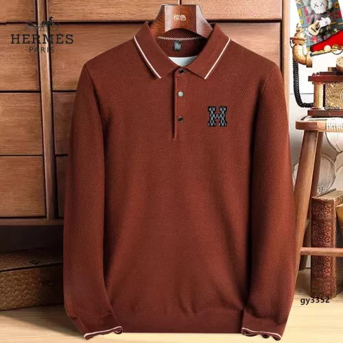 Wholesale Hermes Sweaters Long Sleeved For Men #1360764 $48.00 USD, Wholesale Quality Replica Hermes Sweaters