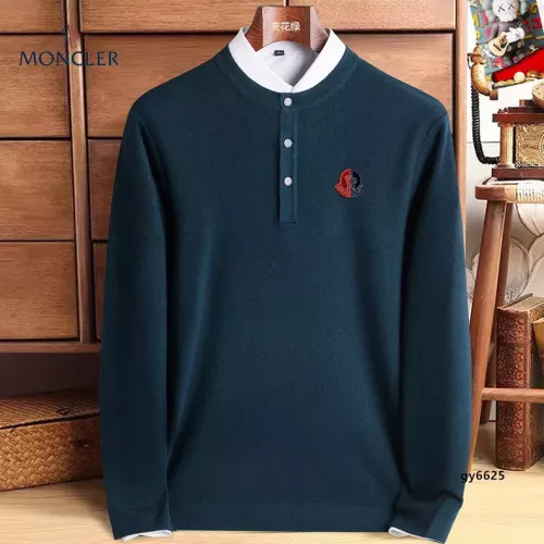 Wholesale Moncler Sweaters Long Sleeved For Men #1360770 $48.00 USD, Wholesale Quality Replica Moncler Sweaters