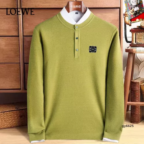Wholesale LOEWE Sweaters Long Sleeved For Men #1360778 $48.00 USD, Wholesale Quality Replica LOEWE Sweaters
