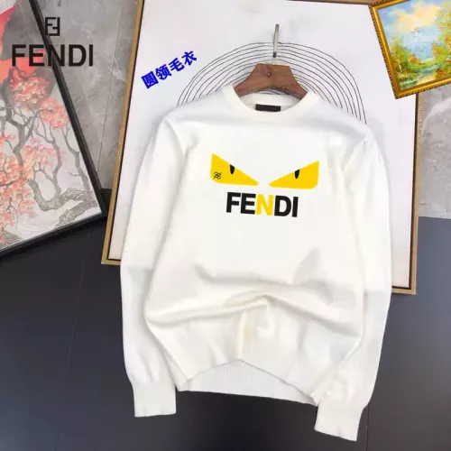 Wholesale Fendi Sweaters Long Sleeved For Men #1360805 $42.00 USD, Wholesale Quality Replica Fendi Sweaters