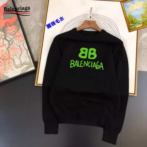 Wholesale Balenciaga Sweaters Long Sleeved For Men #1360816 $42.00 USD, Wholesale Quality Replica Balenciaga Sweaters