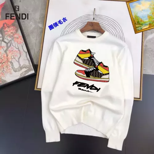 Wholesale Fendi Sweaters Long Sleeved For Men #1360819 $42.00 USD, Wholesale Quality Replica Fendi Sweaters