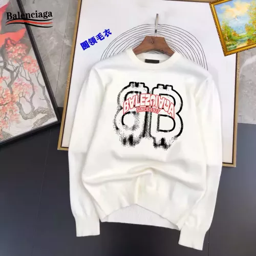 Wholesale Balenciaga Sweaters Long Sleeved For Men #1360821 $42.00 USD, Wholesale Quality Replica Balenciaga Sweaters
