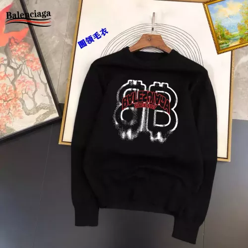 Wholesale Balenciaga Sweaters Long Sleeved For Men #1360822 $42.00 USD, Wholesale Quality Replica Balenciaga Sweaters