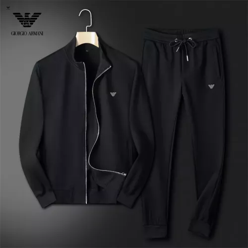 Wholesale Armani Tracksuits Long Sleeved For Men #1360972 $80.00 USD, Wholesale Quality Replica Armani Tracksuits