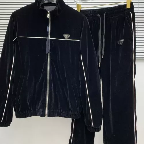 Wholesale Prada Tracksuits Long Sleeved For Men #1361010 $105.00 USD, Wholesale Quality Replica Prada Tracksuits