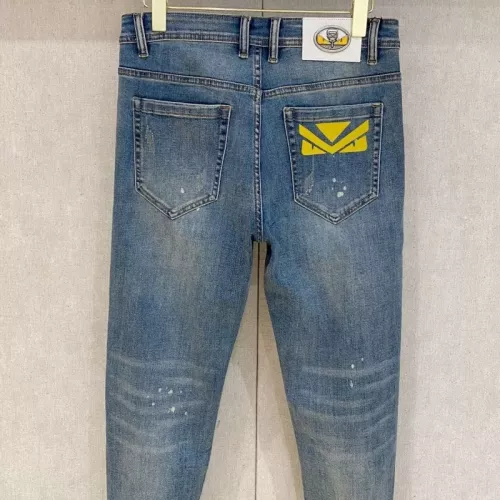 Wholesale Fendi Jeans For Men #1361030 $88.00 USD, Wholesale Quality Replica Fendi Jeans