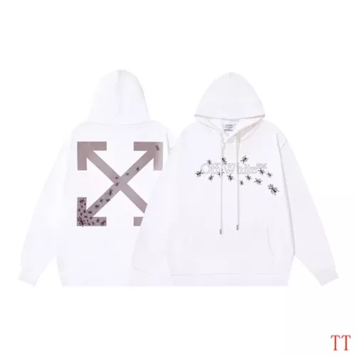 Wholesale Off-White Hoodies Long Sleeved For Unisex #1361066 $52.00 USD, Wholesale Quality Replica Off-White Hoodies