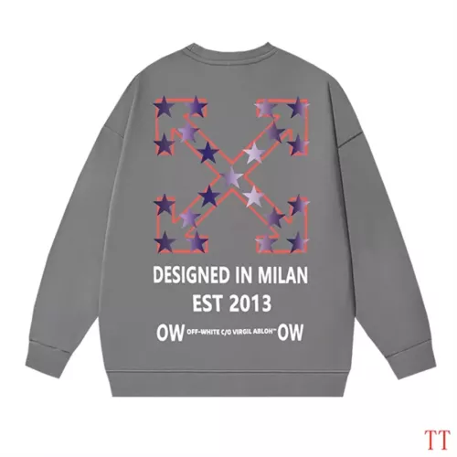 Wholesale Off-White Hoodies Long Sleeved For Unisex #1361126 $45.00 USD, Wholesale Quality Replica Off-White Hoodies