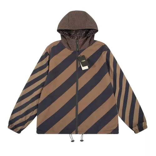 Wholesale Fendi Jackets Long Sleeved For Unisex #1361156 $85.00 USD, Wholesale Quality Replica Fendi Jackets