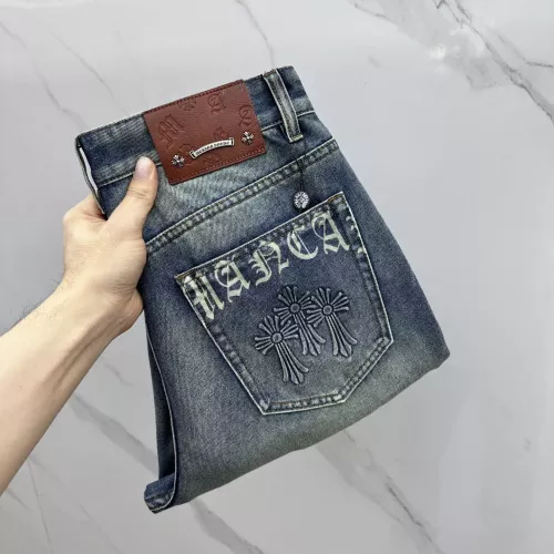 Wholesale Chrome Hearts Jeans For Men #1361339 $68.00 USD, Wholesale Quality Replica Chrome Hearts Jeans
