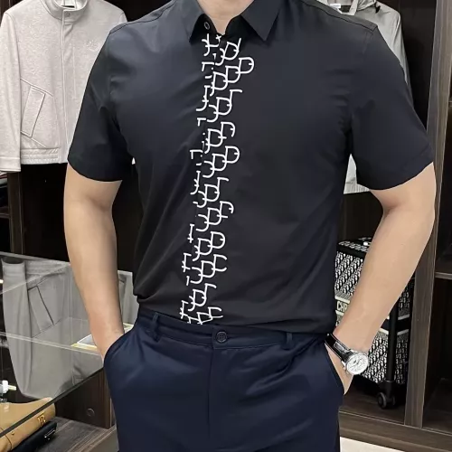 Wholesale Christian Dior Shirts Short Sleeved For Men #1361381 $88.00 USD, Wholesale Quality Replica Christian Dior Shirts