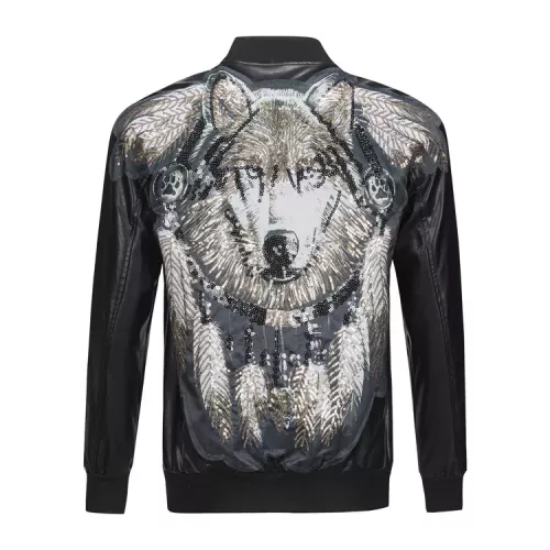 Wholesale Philipp Plein PP Jackets Long Sleeved For Men #1361397 $88.00 USD, Wholesale Quality Replica Philipp Plein PP Jackets