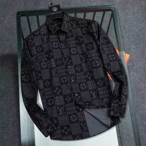 Wholesale Louis Vuitton LV Shirts Long Sleeved For Men #1361589 $48.00 USD, Wholesale Quality Replica Louis Vuitton LV Shirts