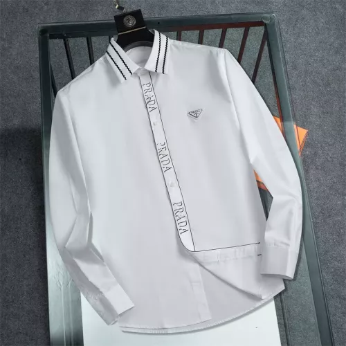 Wholesale Prada Shirts Long Sleeved For Men #1361592 $48.00 USD, Wholesale Quality Replica Prada Shirts