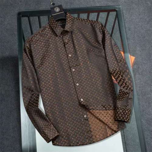 Wholesale Louis Vuitton LV Shirts Long Sleeved For Men #1361595 $48.00 USD, Wholesale Quality Replica Louis Vuitton LV Shirts