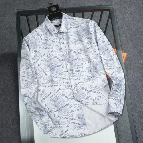 Wholesale Balenciaga Shirts Long Sleeved For Men #1361598 $40.00 USD, Wholesale Quality Replica Balenciaga Shirts
