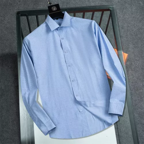 Wholesale Louis Vuitton LV Shirts Long Sleeved For Men #1361605 $40.00 USD, Wholesale Quality Replica Louis Vuitton LV Shirts