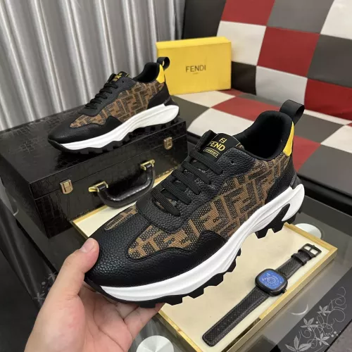 Wholesale Fendi Casual Shoes For Men #1361616 $85.00 USD, Wholesale Quality Replica Fendi Casual Shoes