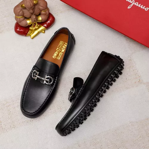 Wholesale Salvatore Ferragamo Leather Shoes For Men #1361678 $72.00 USD, Wholesale Quality Replica Salvatore Ferragamo Leather Shoes